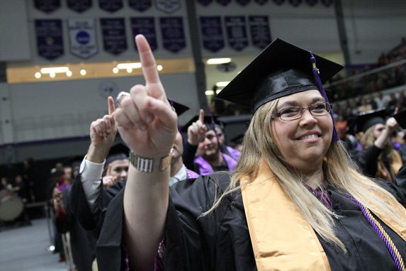 Commencement Alma Mater FemaleStudent