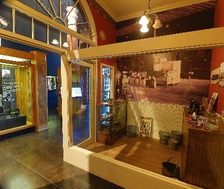 Mercantile Store Glass Exhibit