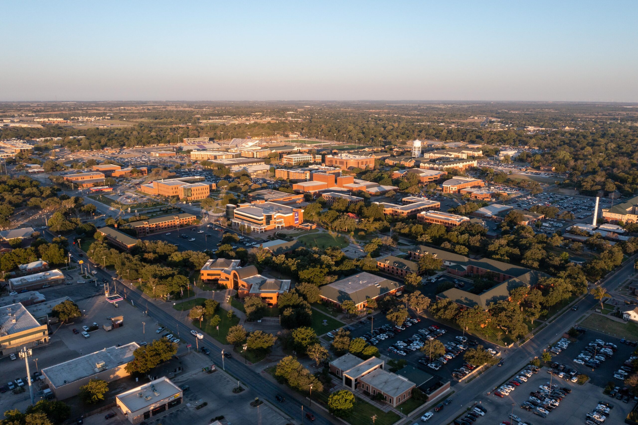 Campus Drone Shot of Campus - Fall  2022