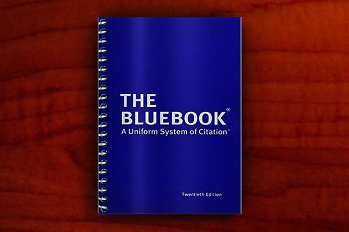 bluebook cover