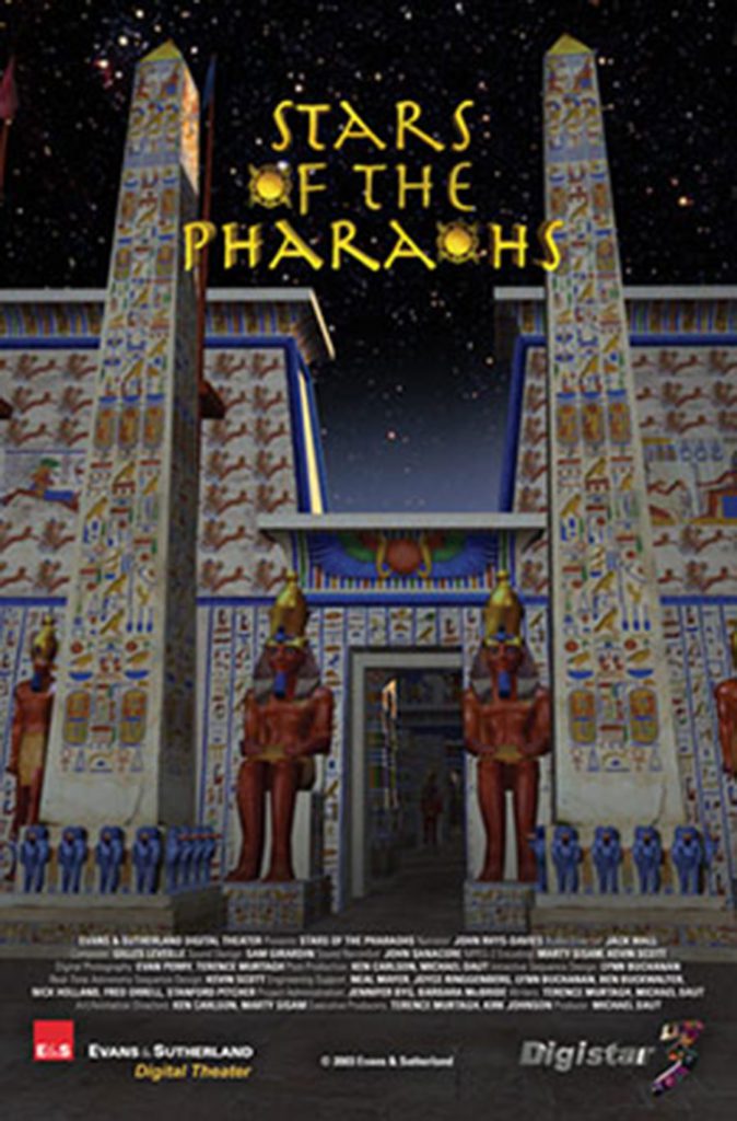 the poster for "Stars of the Pharaohs"