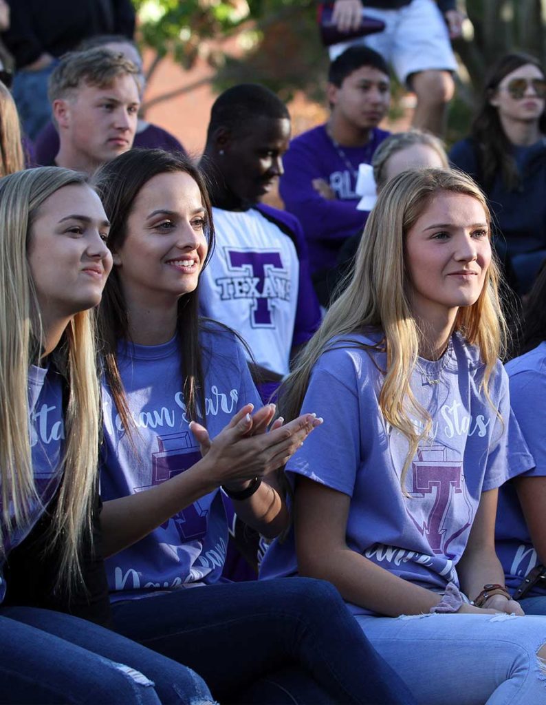 group of students outside