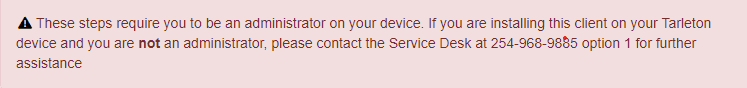 Administrator On Your Device Notice Image 1