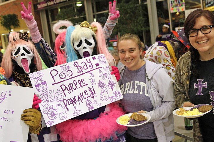 purple pancakes poo students